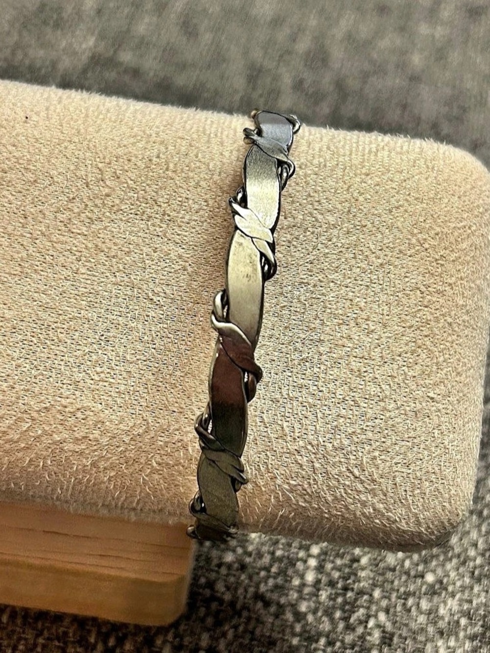 Taxco Mexico Sterling Silver Wire Bangle Bracelet 925